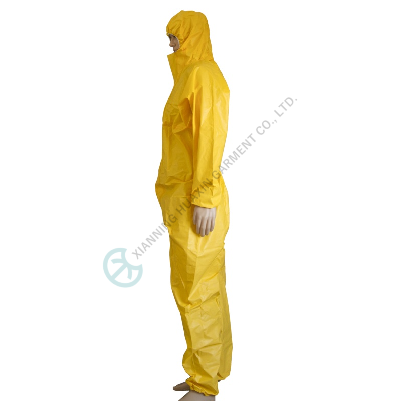 roupas de trabalho de proteção para apoiar o surto de uma nova pandemia