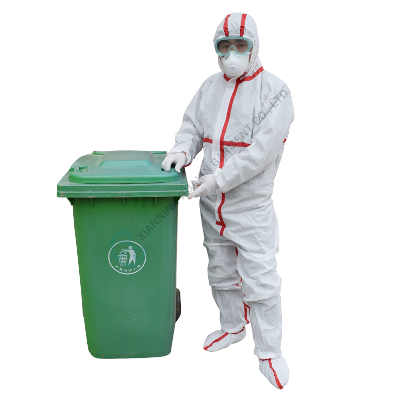 ESD antistatic apparel with elastic waist 