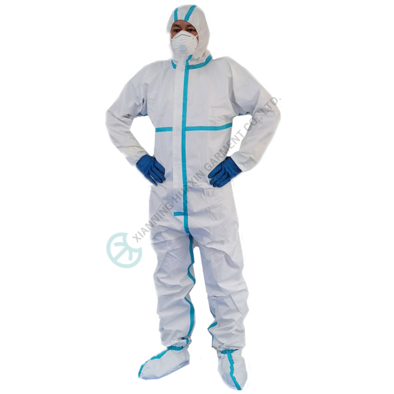 TYPE4/5/6 disposable protective work wear 