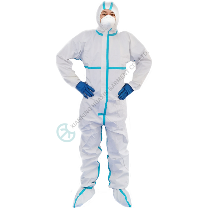 TYPE4/5/6 disposable protective work wear 