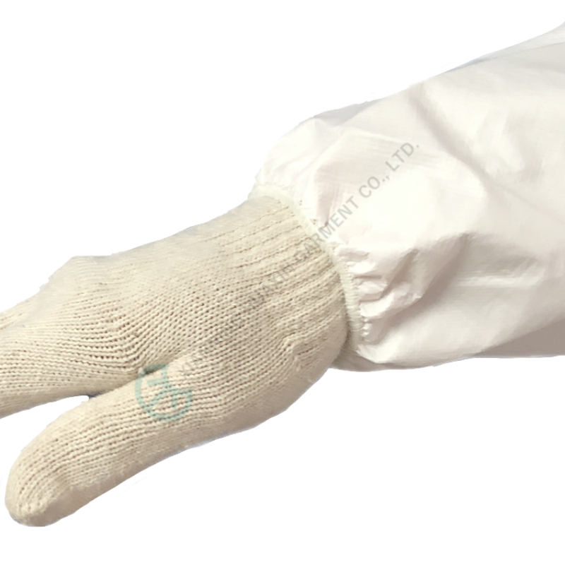two way zipper garments with flap over microporous 