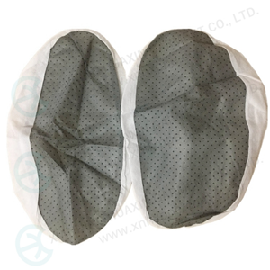 PP Shoecover مع النقاط البلاستيكية المضادة للانزلاق المضادة للانزلاق