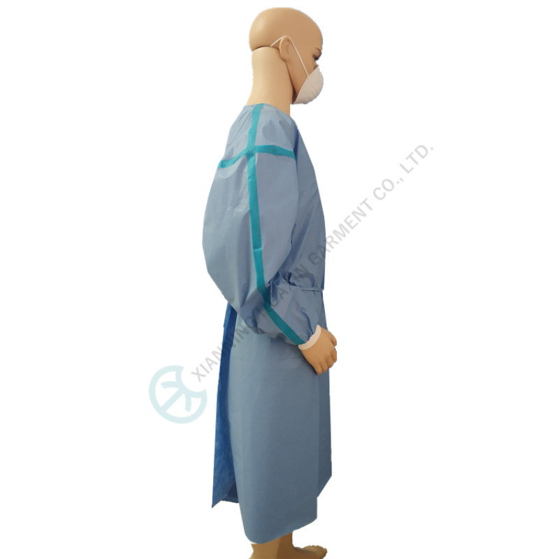 AAMI PB 70 level 2 disposable PP+PE gowns Factory