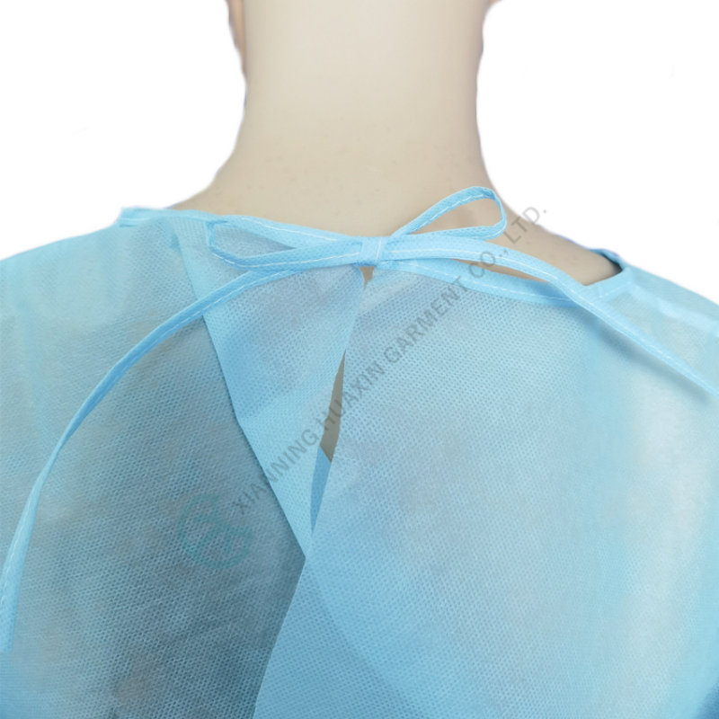 Disposable Isolation Gowns With Ties Back, Knitted Cuff Factory