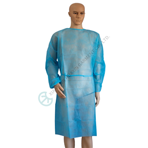 Blue medical hospital doctor surgical gown