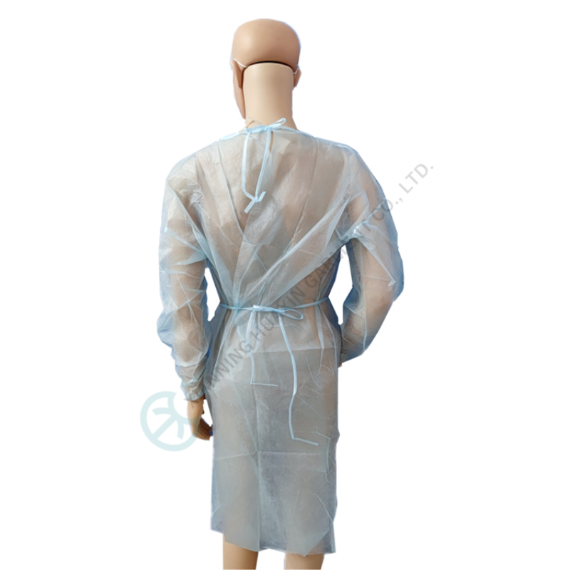 AAMI PB 70 level1 disposable PP+PE gowns Factory