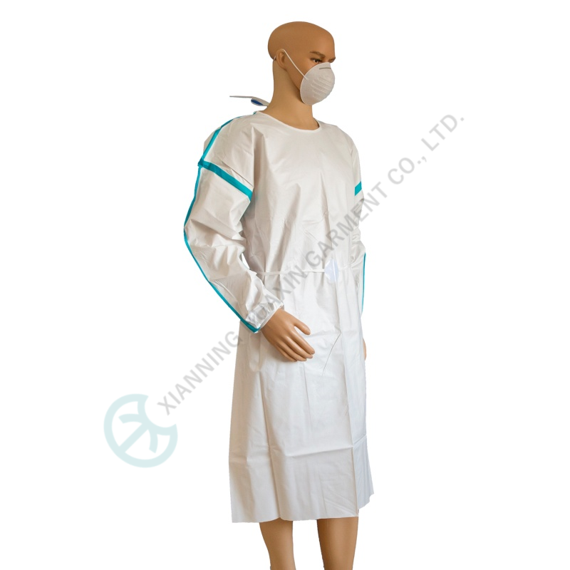 Microporous gown