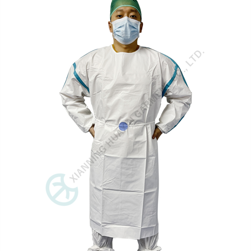 EN13795-1 taped seam protective isolation gown
