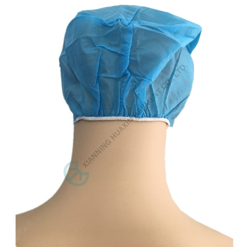 disposable cap with ties