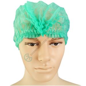 Single Or Double Elastic SMS Round Cap, Surgical Cap