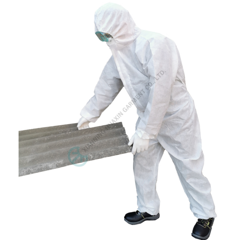 hooded zipper front sms safety wear 