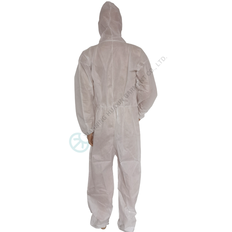 hooded zipper front sms safety wear 
