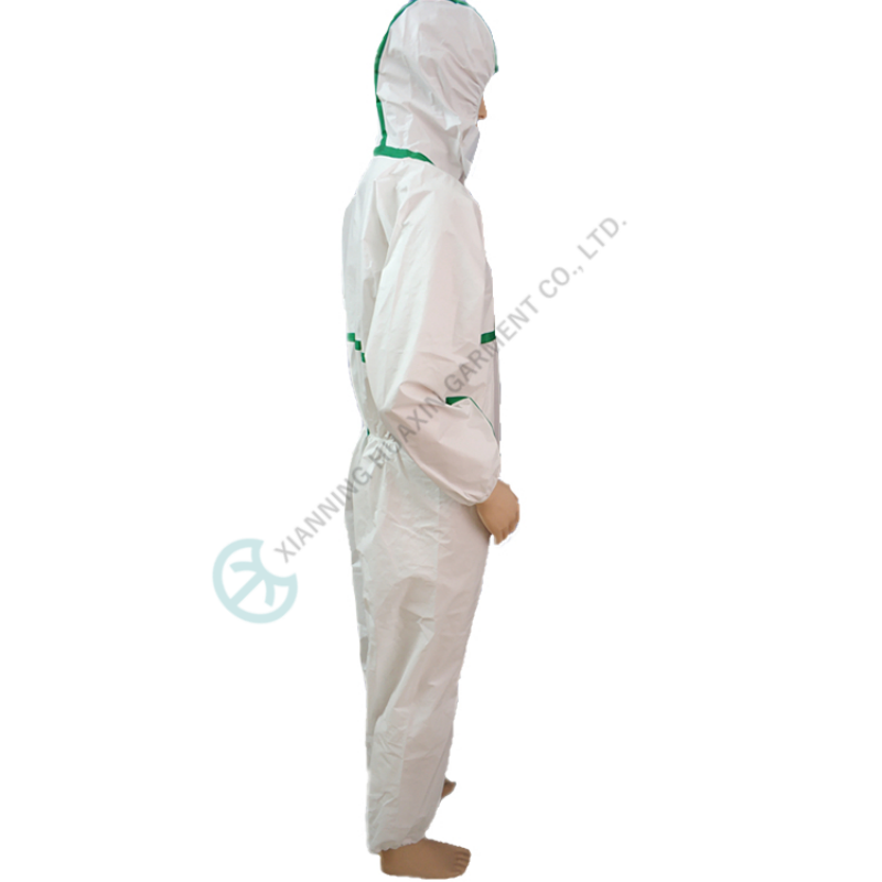 limited life use workwear for handling powders 