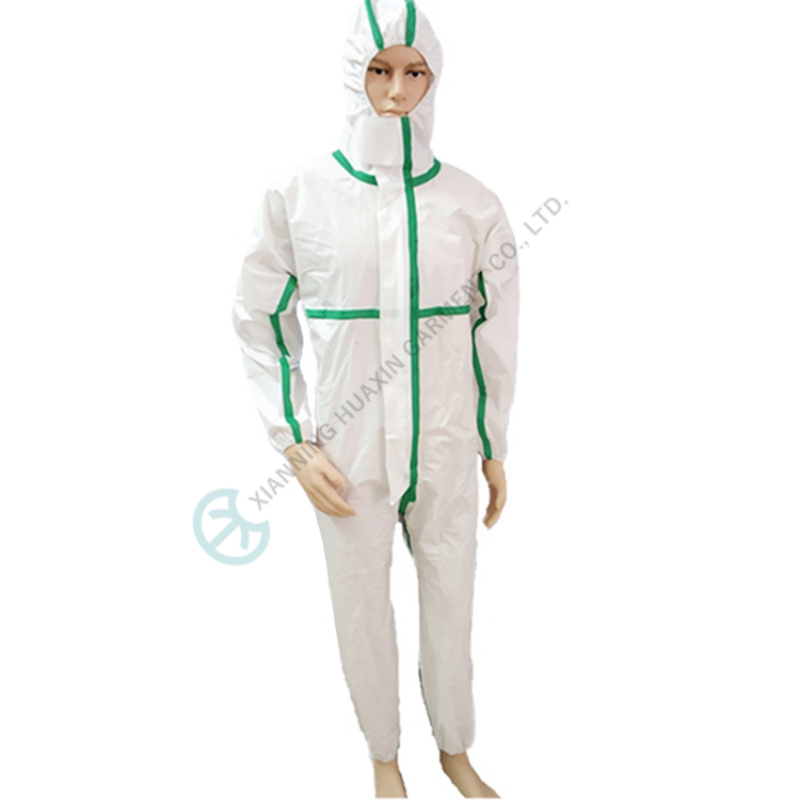 limited life use workwear for handling powders 