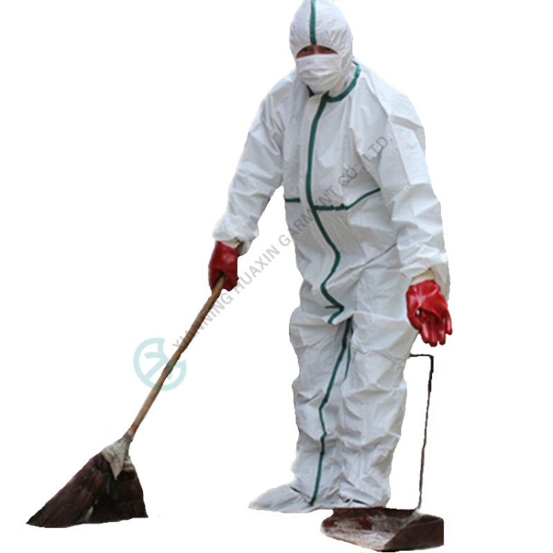 limited life use workwear for handling powders 