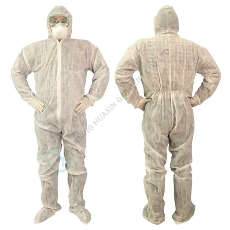 PP spunbond polypropylene protective safety coverall PP spunbond polypropylene protective safety coverall
