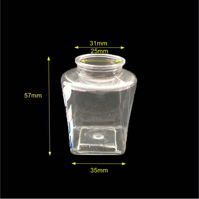 Square Bottom Candle Oil Bottle