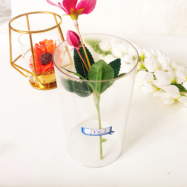 Transparent candle cup cover