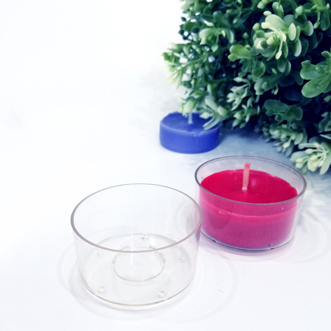 Cheap Colorful Pc Round Flame Retardant Candle Cup