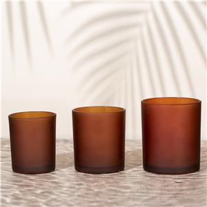 8 oz wholesale custom candle jars luxury matte black empty frosted glass jars in bulk