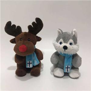 small stuffed reindeer