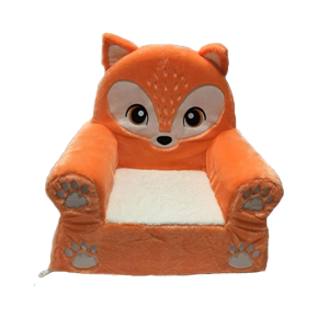plush fox chair