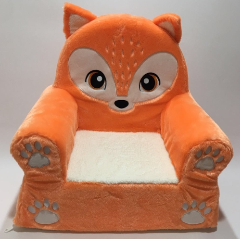 plush fox chair