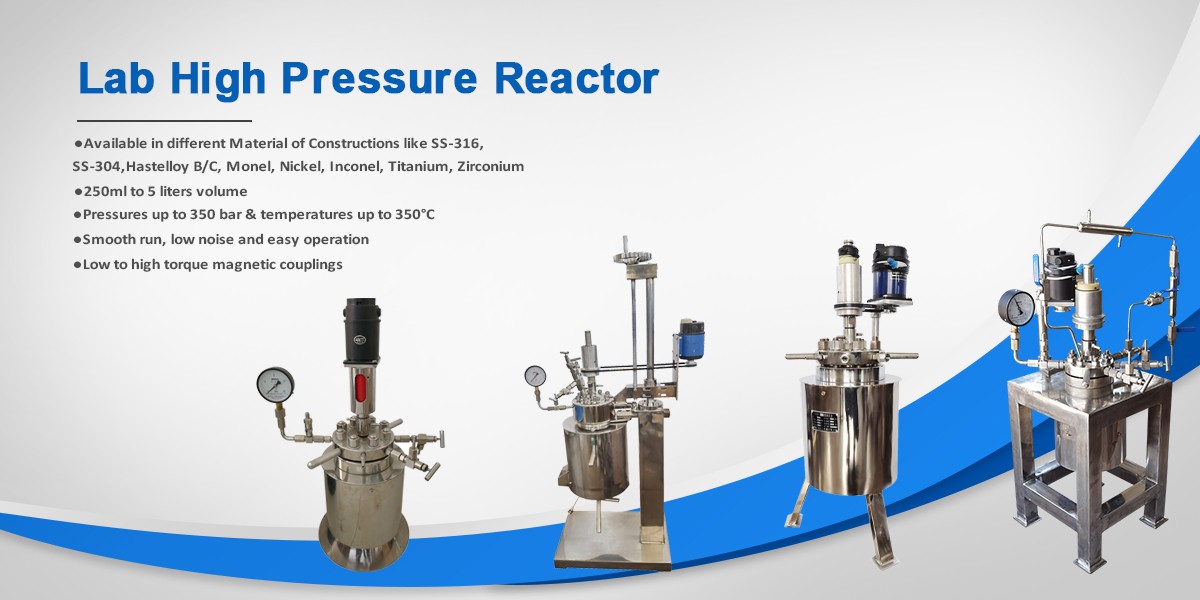 reattore ad alta pressione da laboratorio
