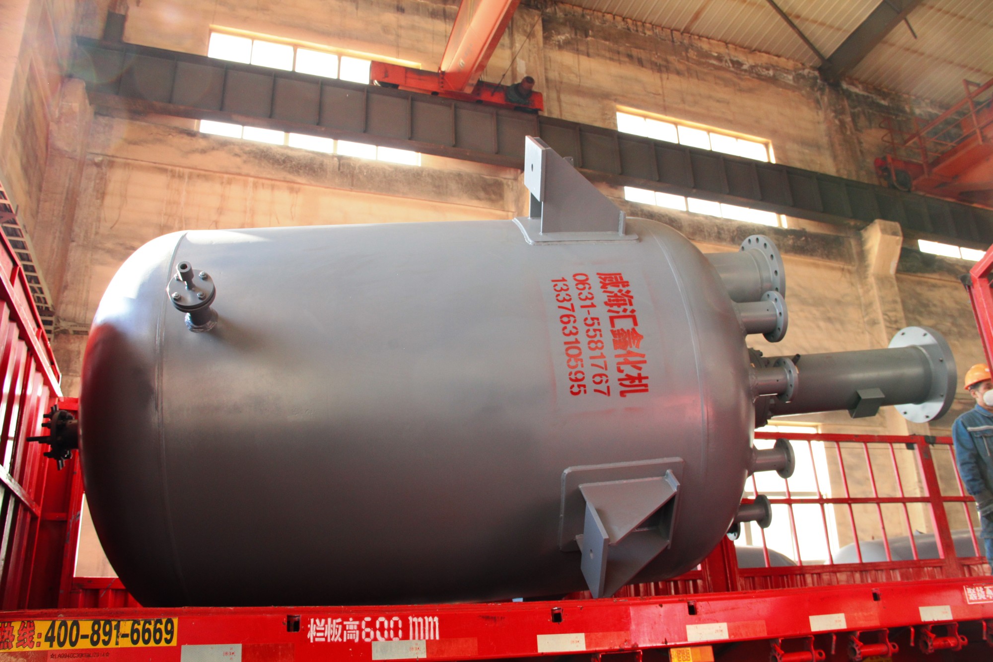 Delivery 6 Sets Alkali melting kettles to Xinjiang customer