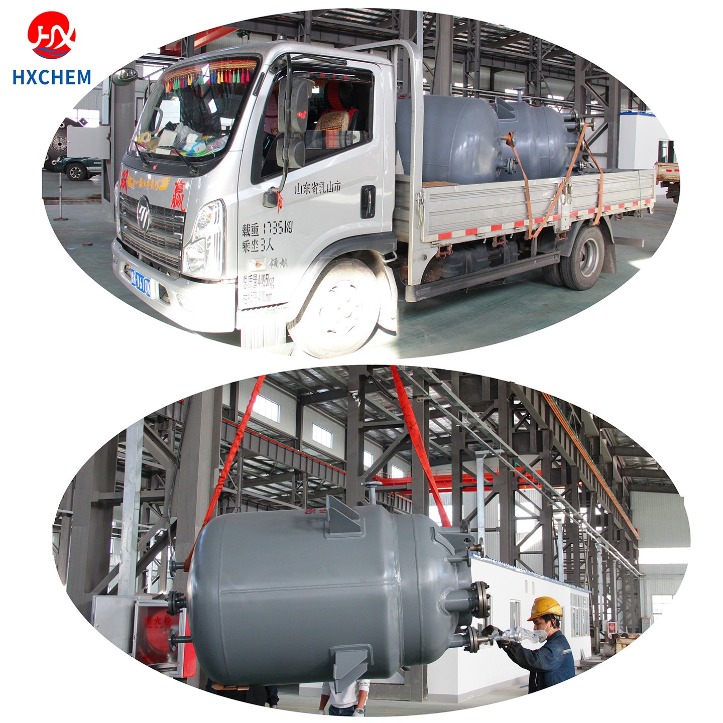 6 pramoninio reaktoriaus komplektų pristatymas Hubėjaus klientui