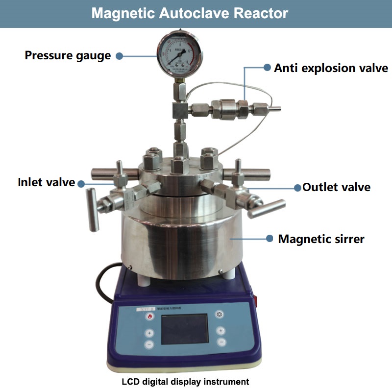 Magnetic stirrer reactor