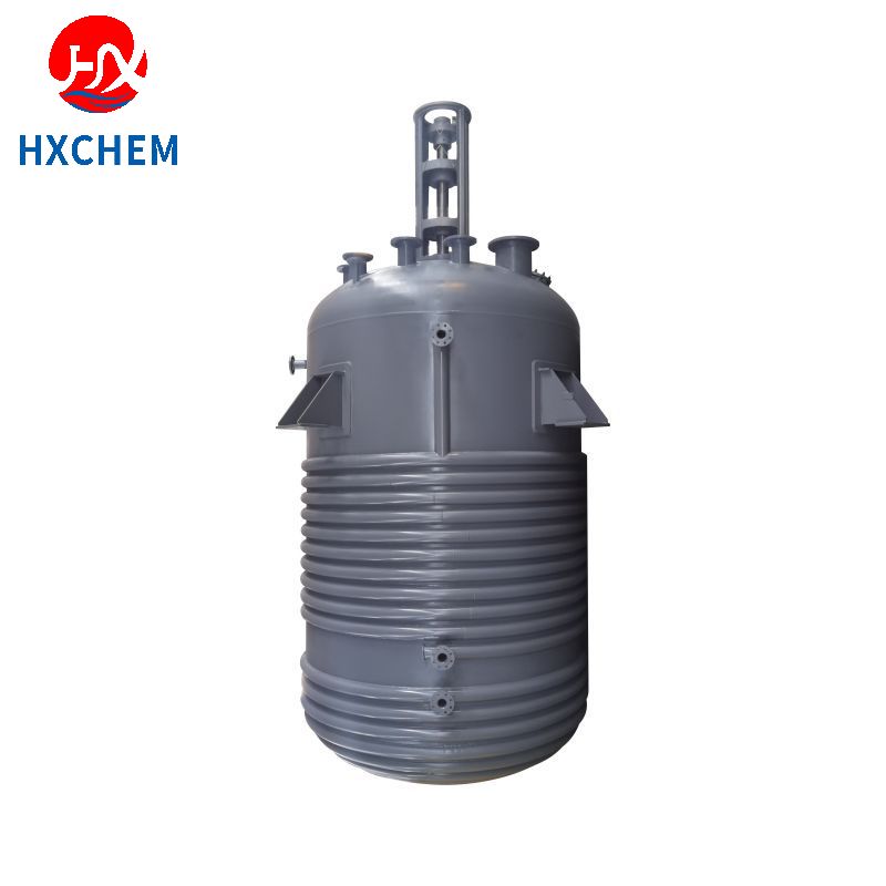 Mechanical sealing stirred half-pipe coil reactor