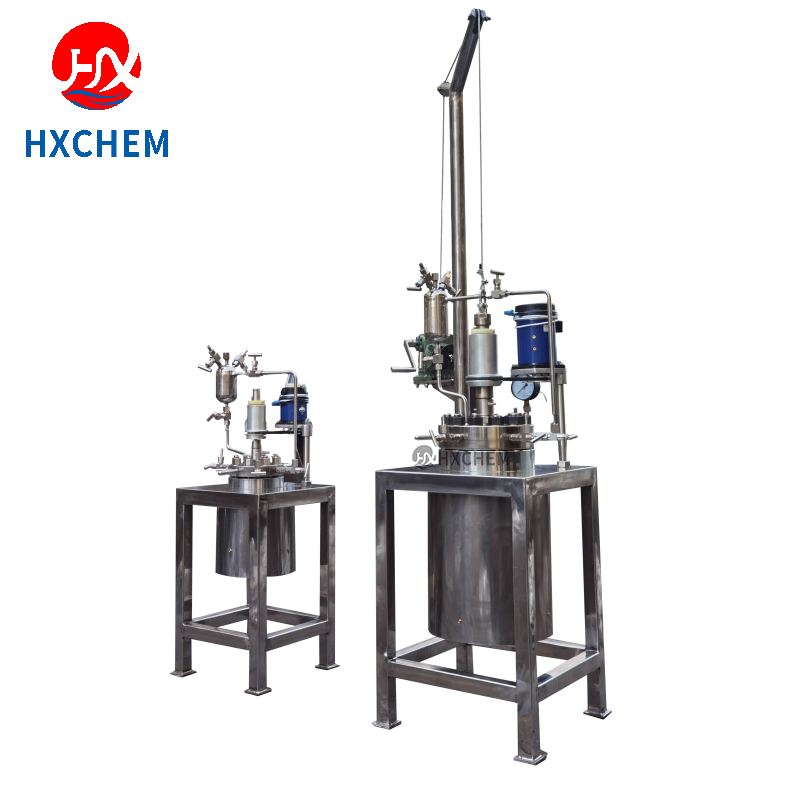 5liters to 20liters stirred hydrogenation reactor with constant pressure feeding