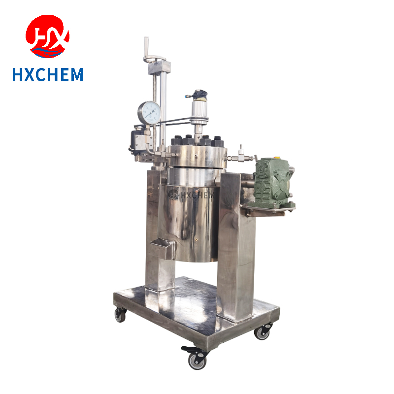 450bar high pressure reactor with head lift & vessel rotate