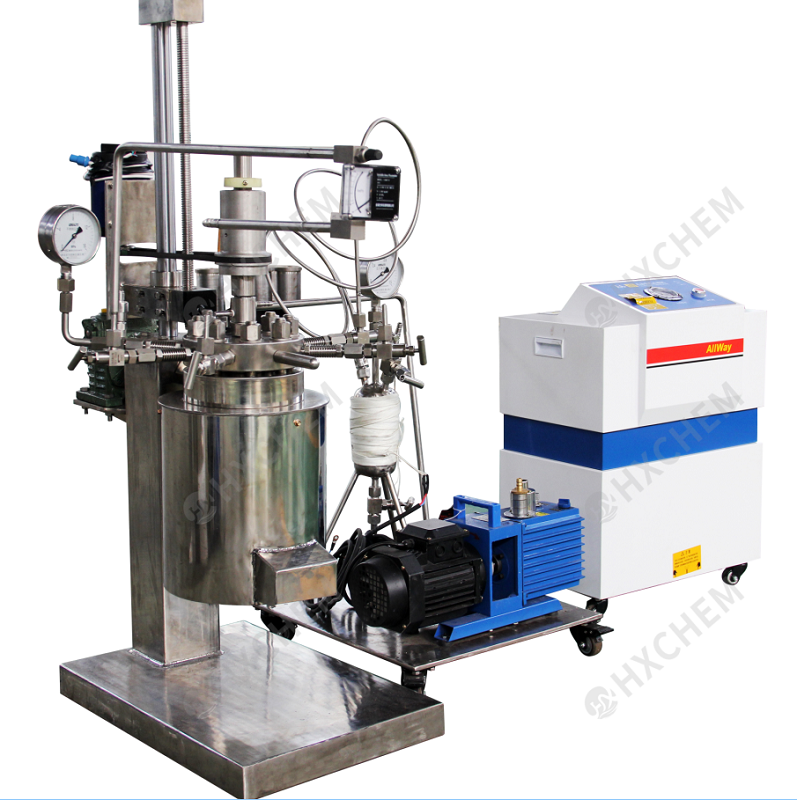 high pressure reaction system with vacuum pump