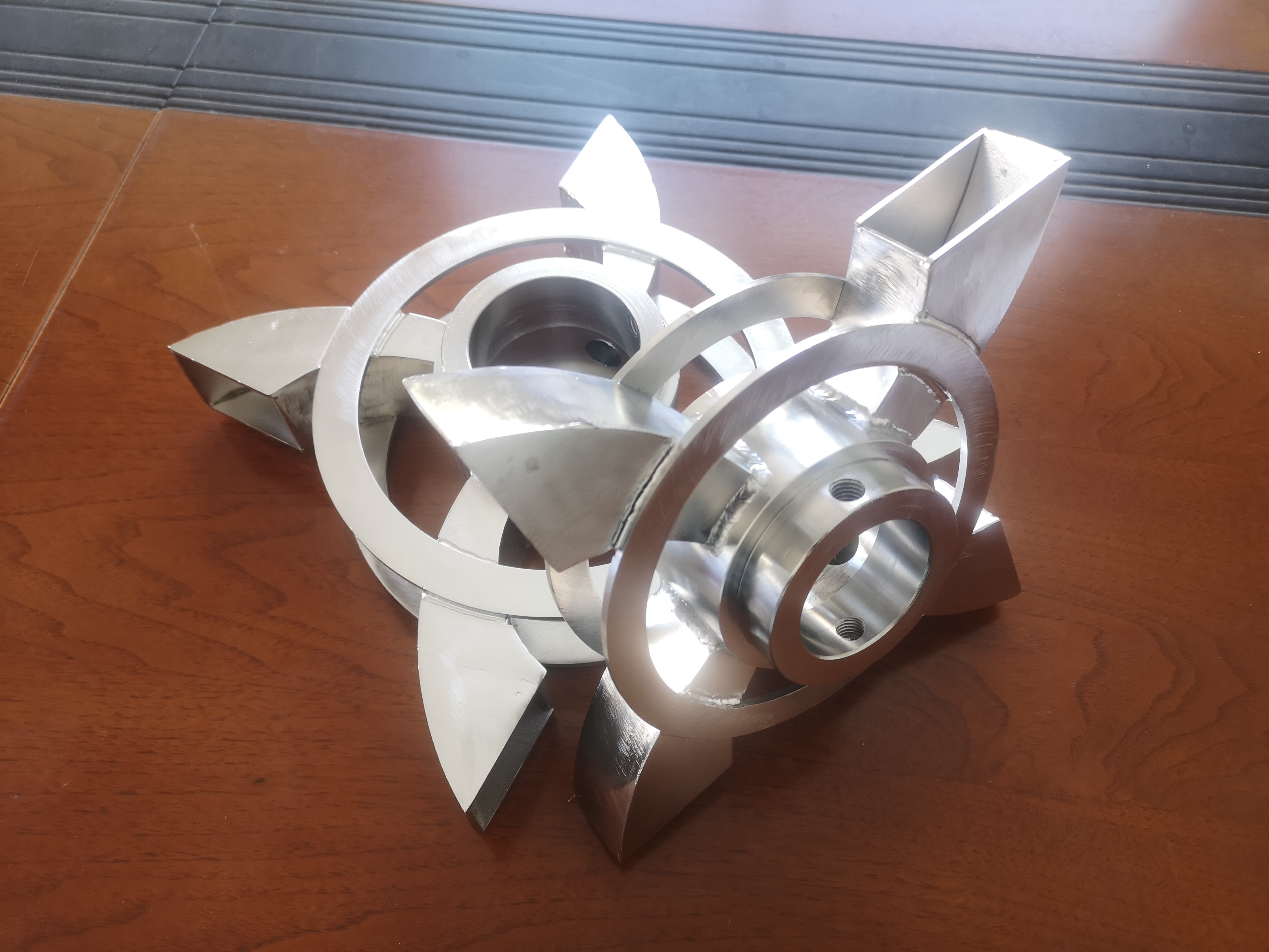Gas induction impeller