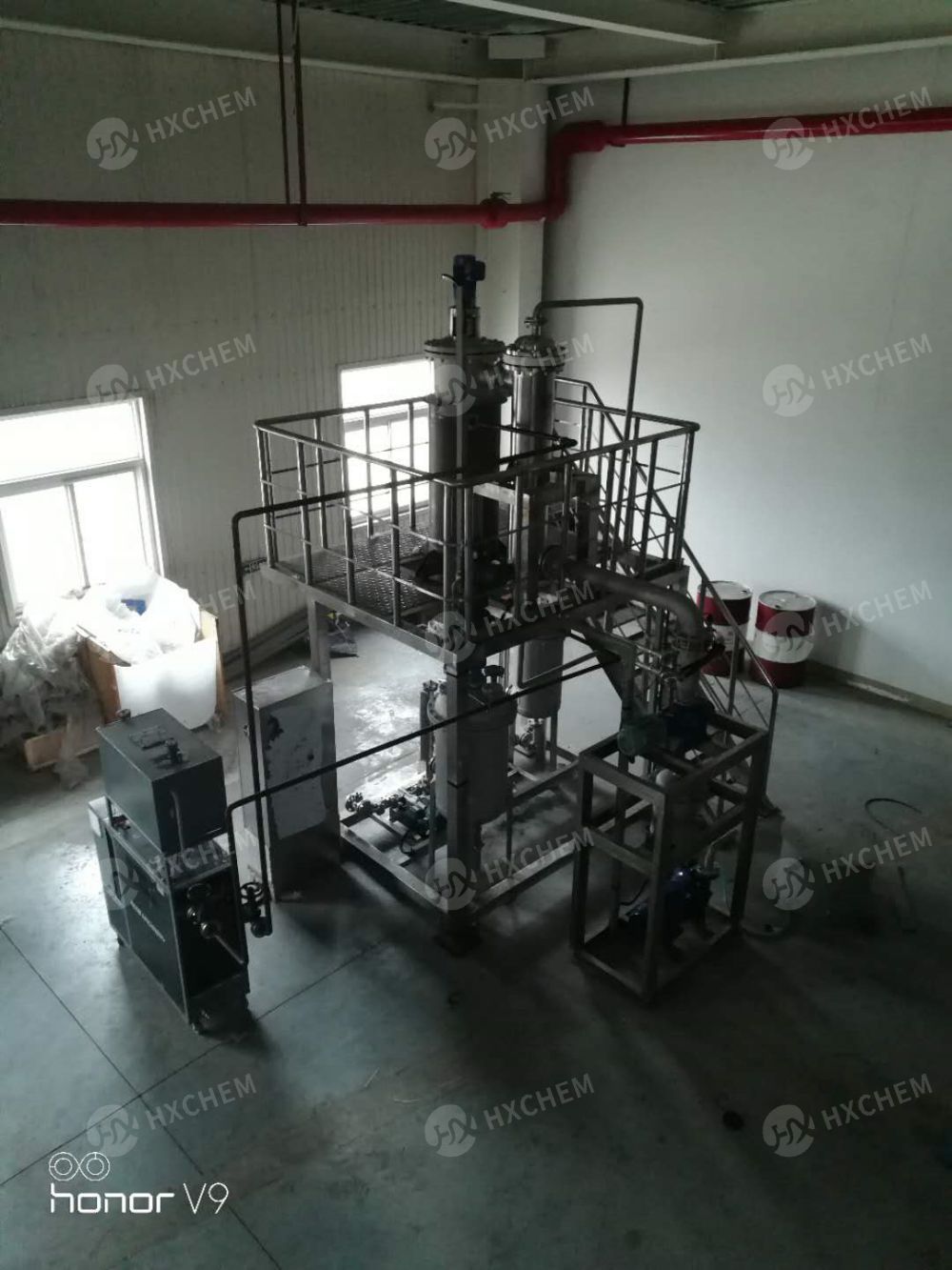 Thin film distillation equipment