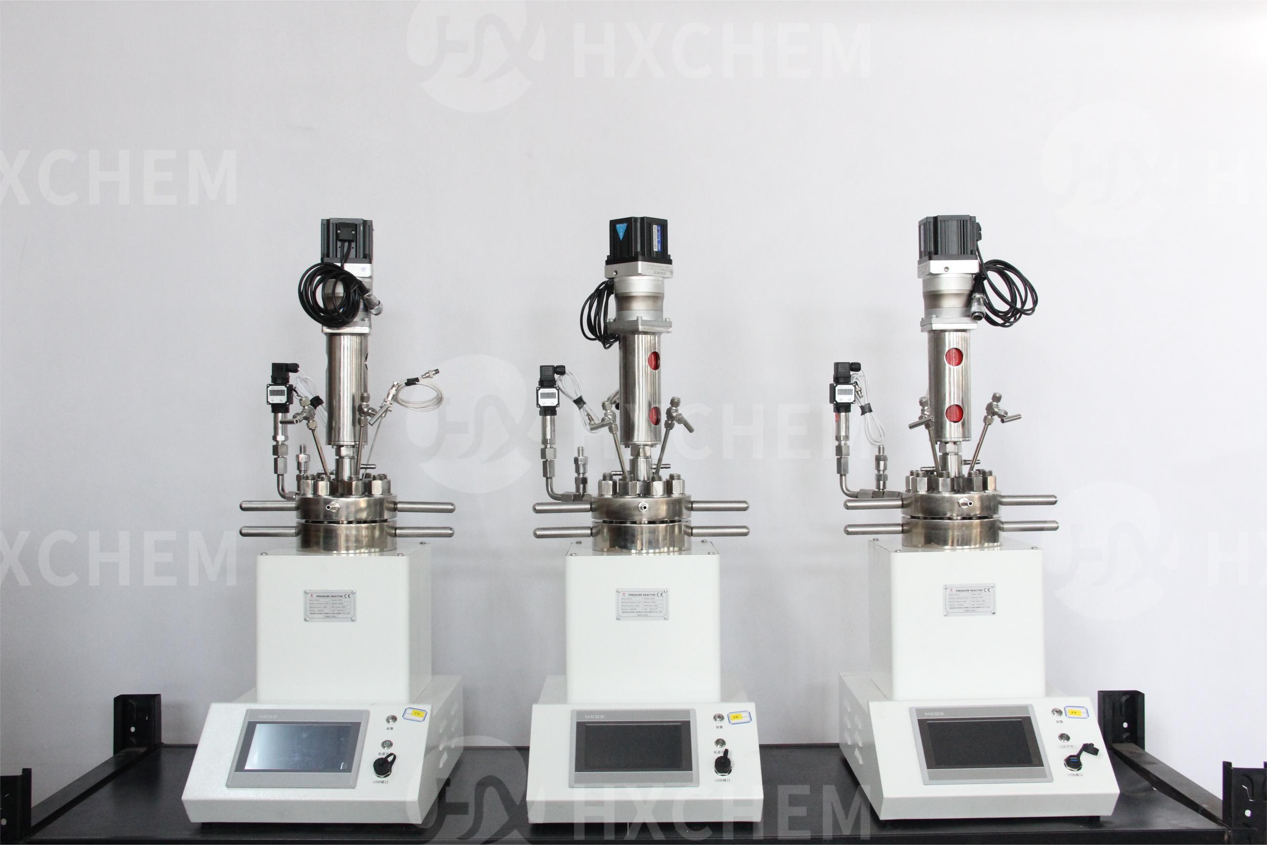 Touch screen control bench top lab pressure reactor
