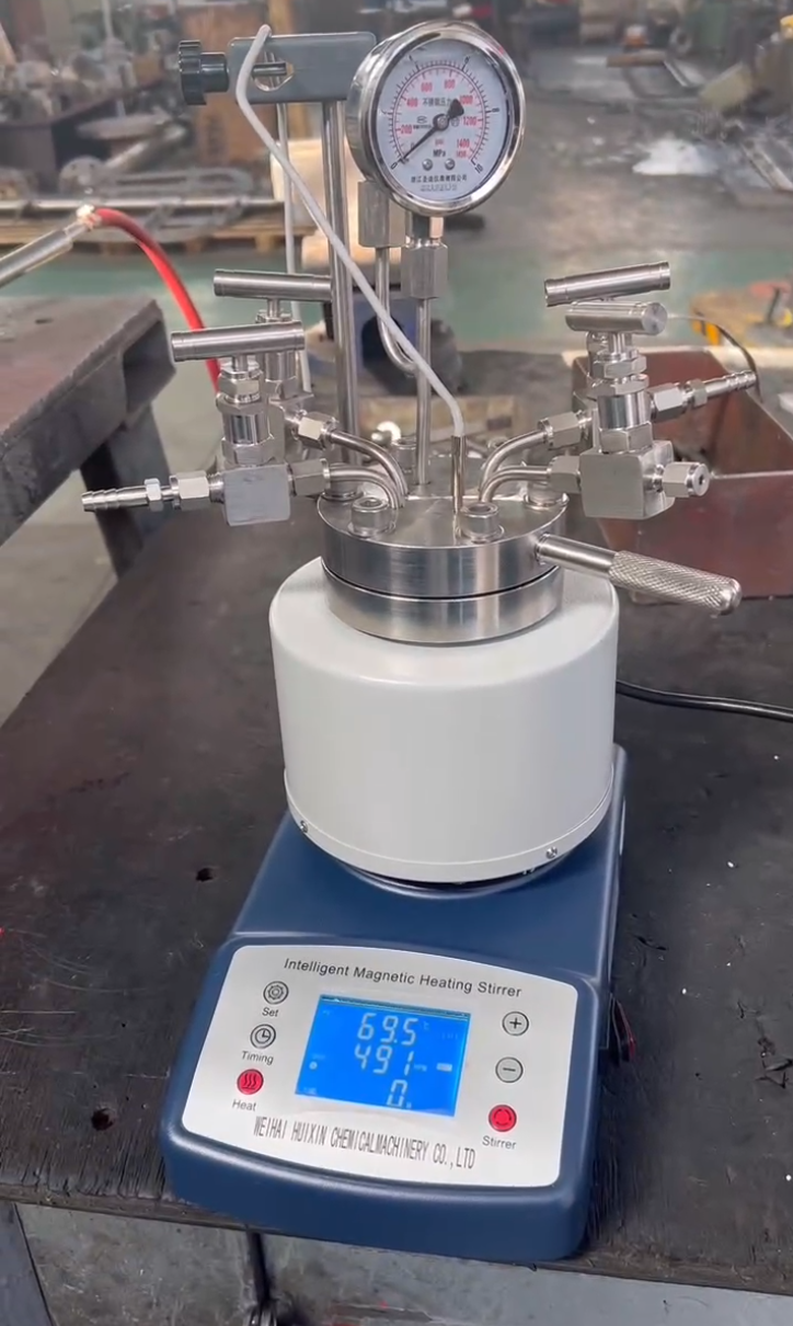 magnetic stirring pressure reactor