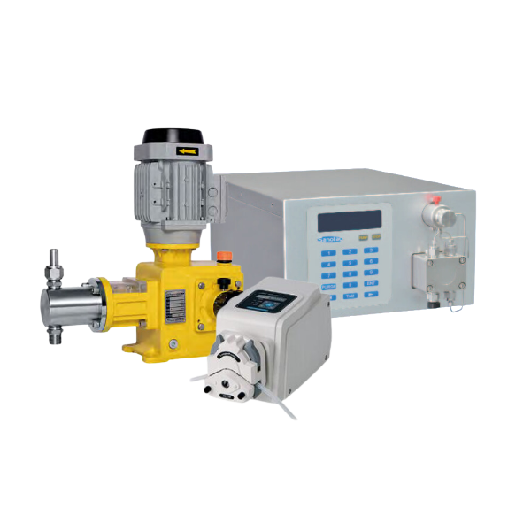 High pressure metering pump