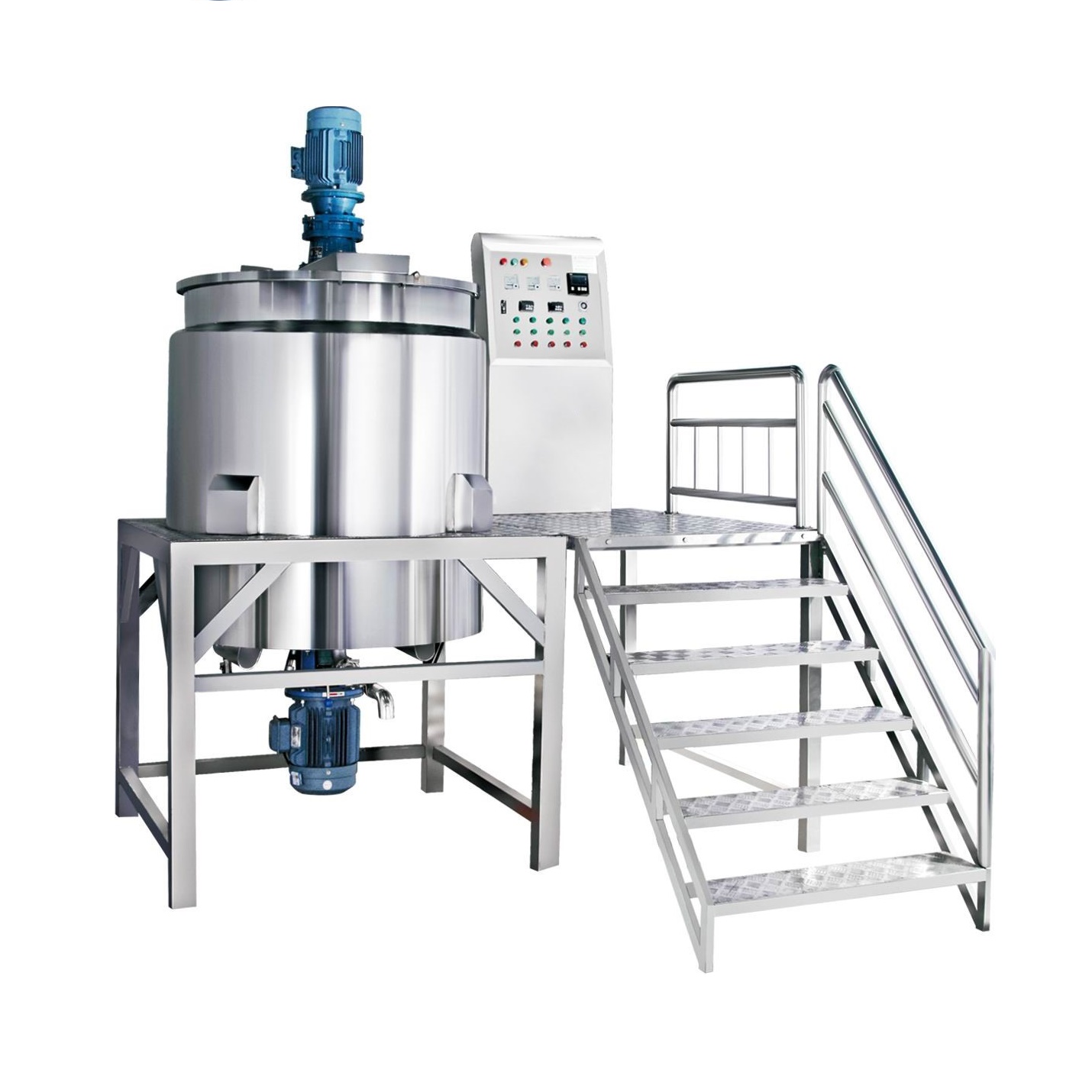 Scrapping mixing tank