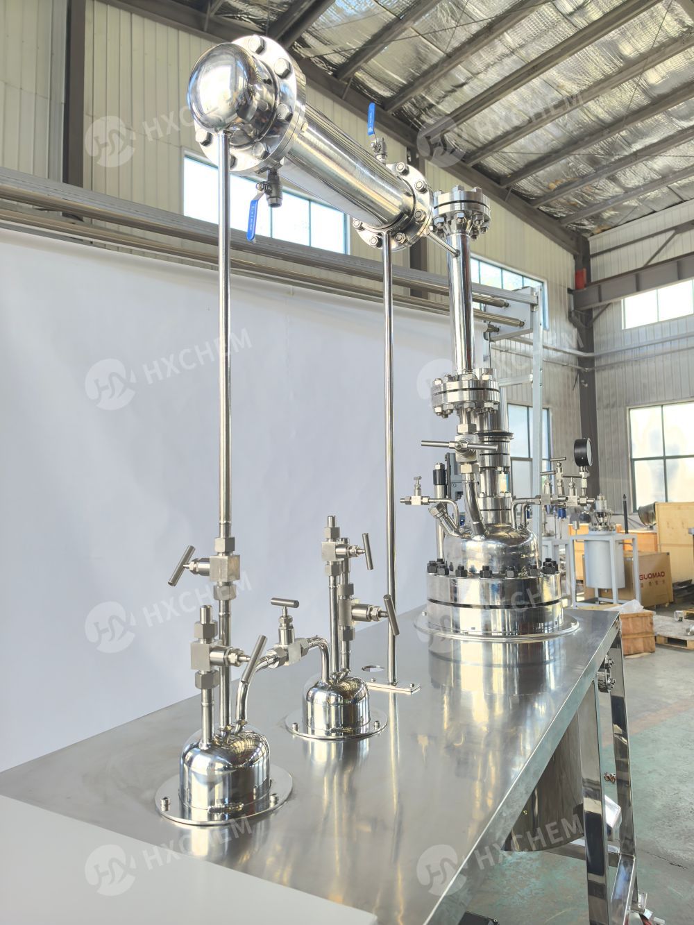 stainless steel polimerization plant