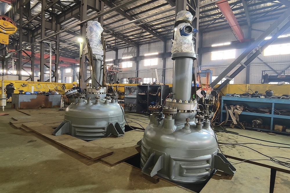 3000L limpet coil jacket pressure reactor