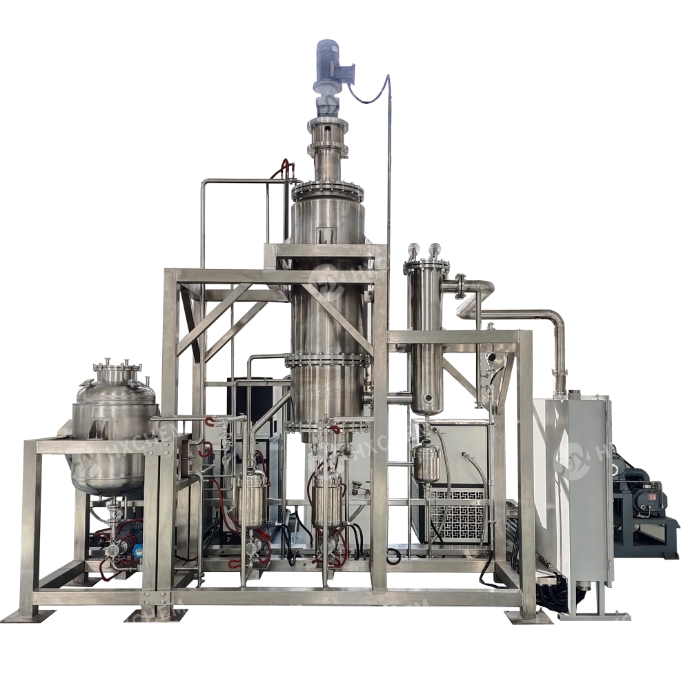 Supply 200kg/h 2m2 short path distillation unit for essential oil