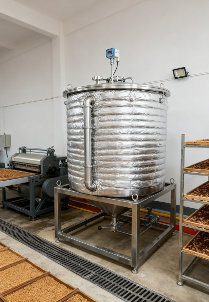 Beverage Production Sector freshly squeezed fruit juice concentrates buffer storage for syrup bases