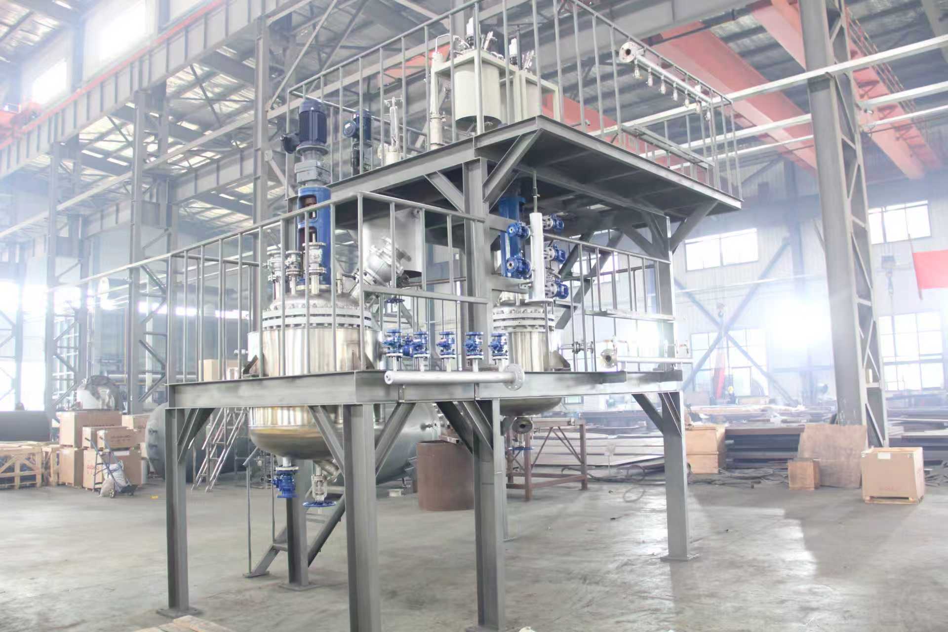 The complete reactor system showcases