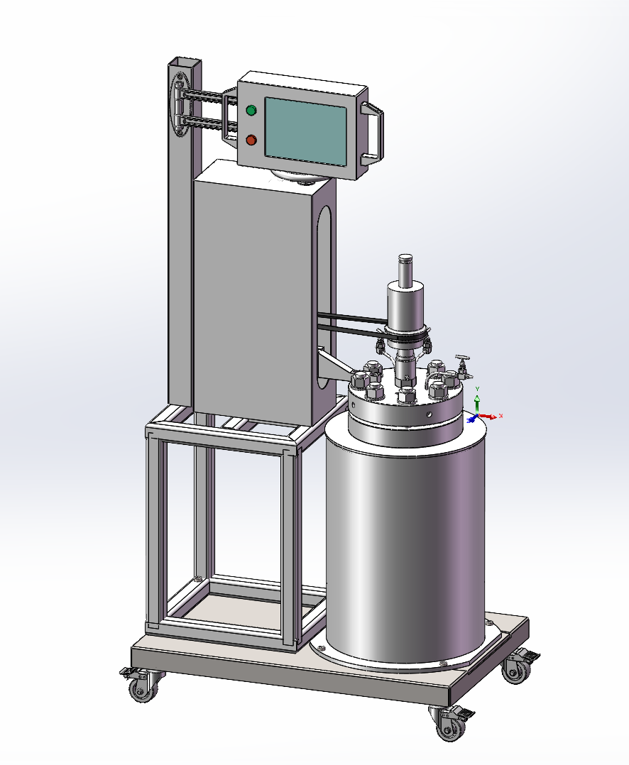 Lab stirred pressure reactor