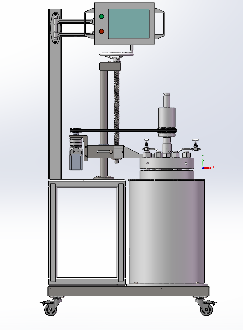 Program control pressure reactor Program control pressure reactor