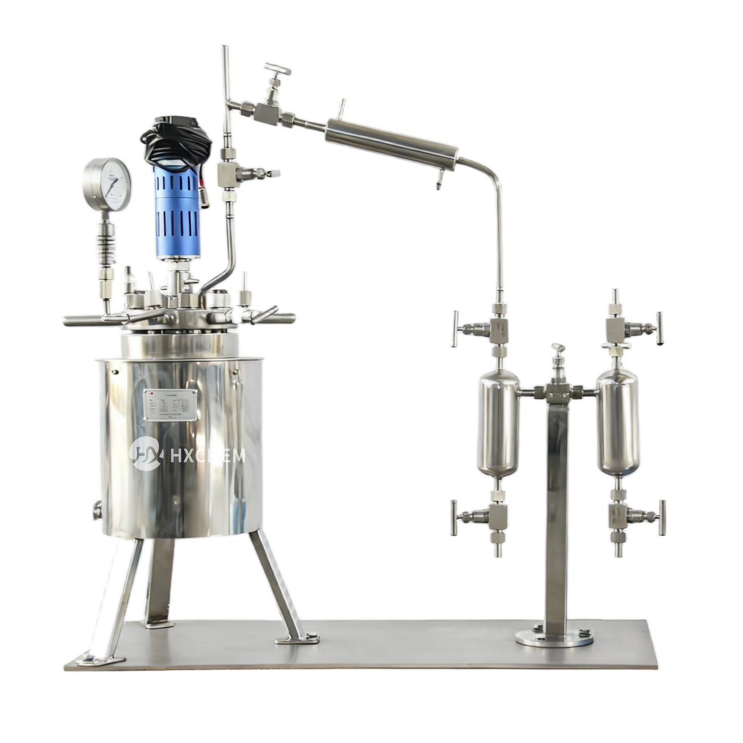 Yoğunlaştırıcılı laboratuvar basınç reaktörü