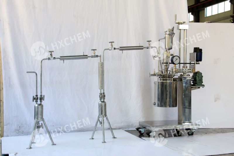 Lab reactor with condensening